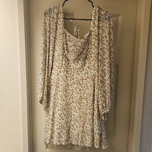 Floral Cream Women's Top